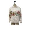 Felpa con cappuccio da donna autunnale Giacca con cerniera Giacca da donna stampata a maniche lunghe allentata casual alla moda