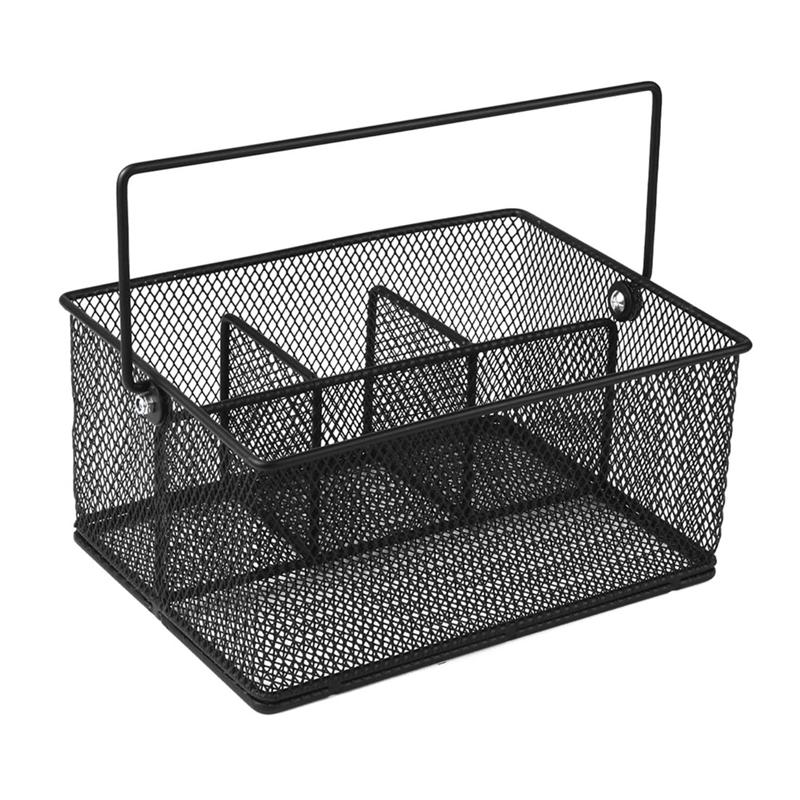 

M-Modern-Garden Tool Basket Mesh Gardening Kit Organizer Garden Hand Tools Arrange And Display Storage -Cutlery Storage Basket чорний