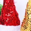 Christmas Santa Hats with Furry Brim Caps New Year Party Cosplay Accessories