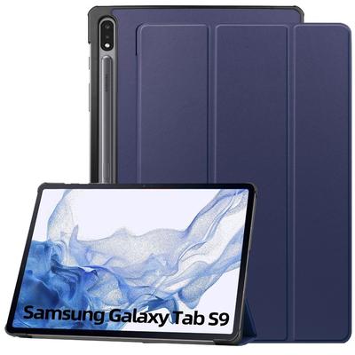 Funda para Samsung Tab S9fe 2024 de 12,4 pulgadas, funda premium con soporte Tri-Fold para tableta S9 Plus S10, funda protectora