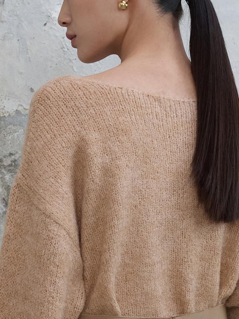 THE BOONDOCK SAINTS Alpaca Blend Knit Pullover Camel