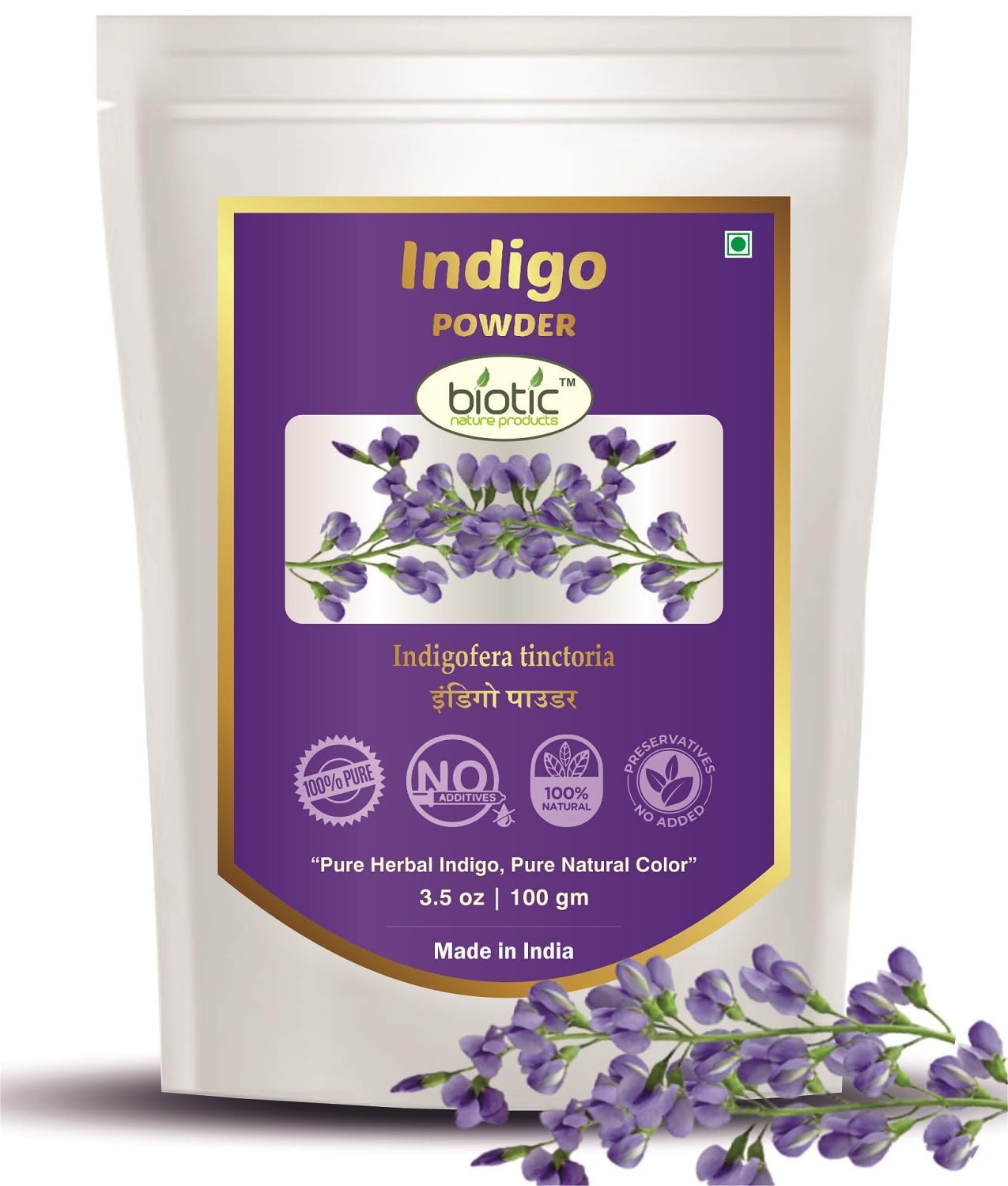 Biotic Natural and Herbal Indigo Powder