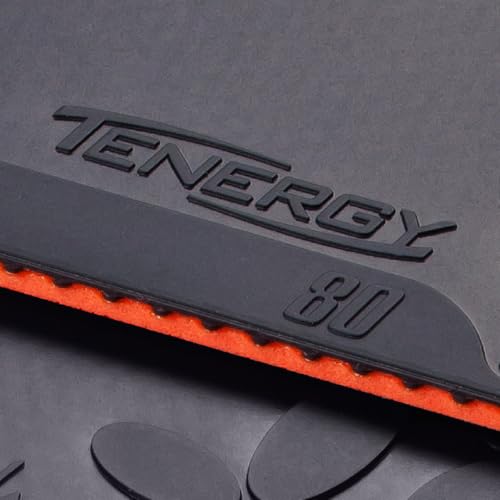 Butterfly Tenergy 80 Table Tennis Rubber, 05930, Black, Extra Thick