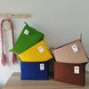 Felt Storage Basket with Handles Foldable Fabric Storage Bin Eco-Friendly Collapsible Organizer Bin for Toys Clothes Blankets Home Laundry