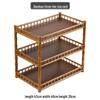 TLAKEHO 3-Tier Bamboo Tea Set Storage Rack