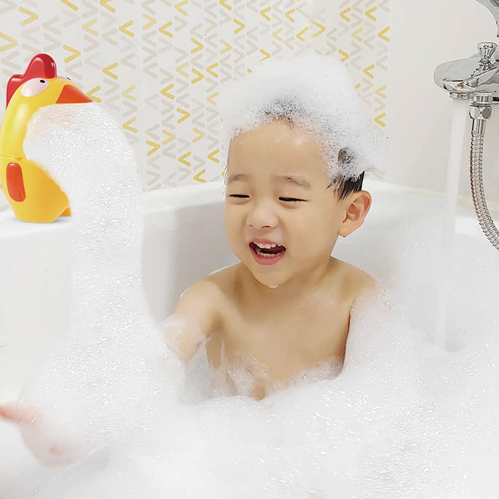 Bubble Machine Baby Bath Toy Creative Bubble Interactive Bubble Maker