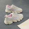 Thick Bottom New Height Increasing White Casual Sports Spring and Autumn Round Head Versatile Sports Shoes
