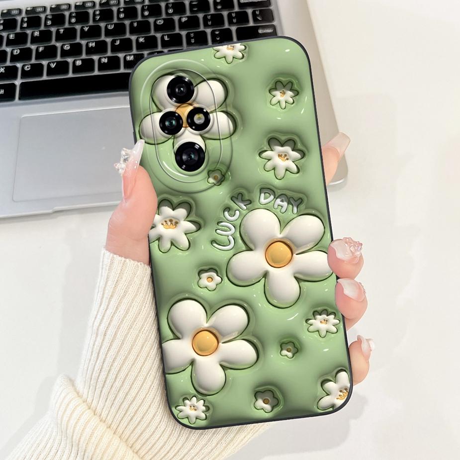 For Honor 200 Pro Case ELP-AN00 Cute Panda Cartoon Cover Shockproof Soft TPU Phone Case For Honor 200 Pro Honor200 Fundas Bumper