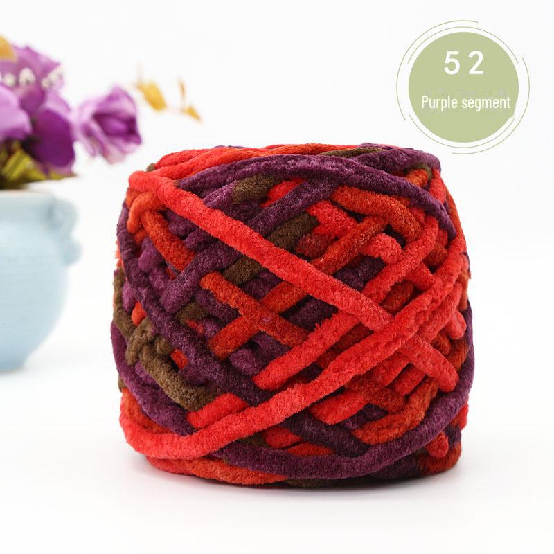 Thick Wool DIY Yarn Ball for Handwoven Crafts - Soft Texture, Easy To Work With, Multiple Colors