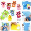Children's Diy Craft Kit Non-woven Fabric Cartoon Animal Hand Puppets Kindergarten Handicraft Toy Set Characters)