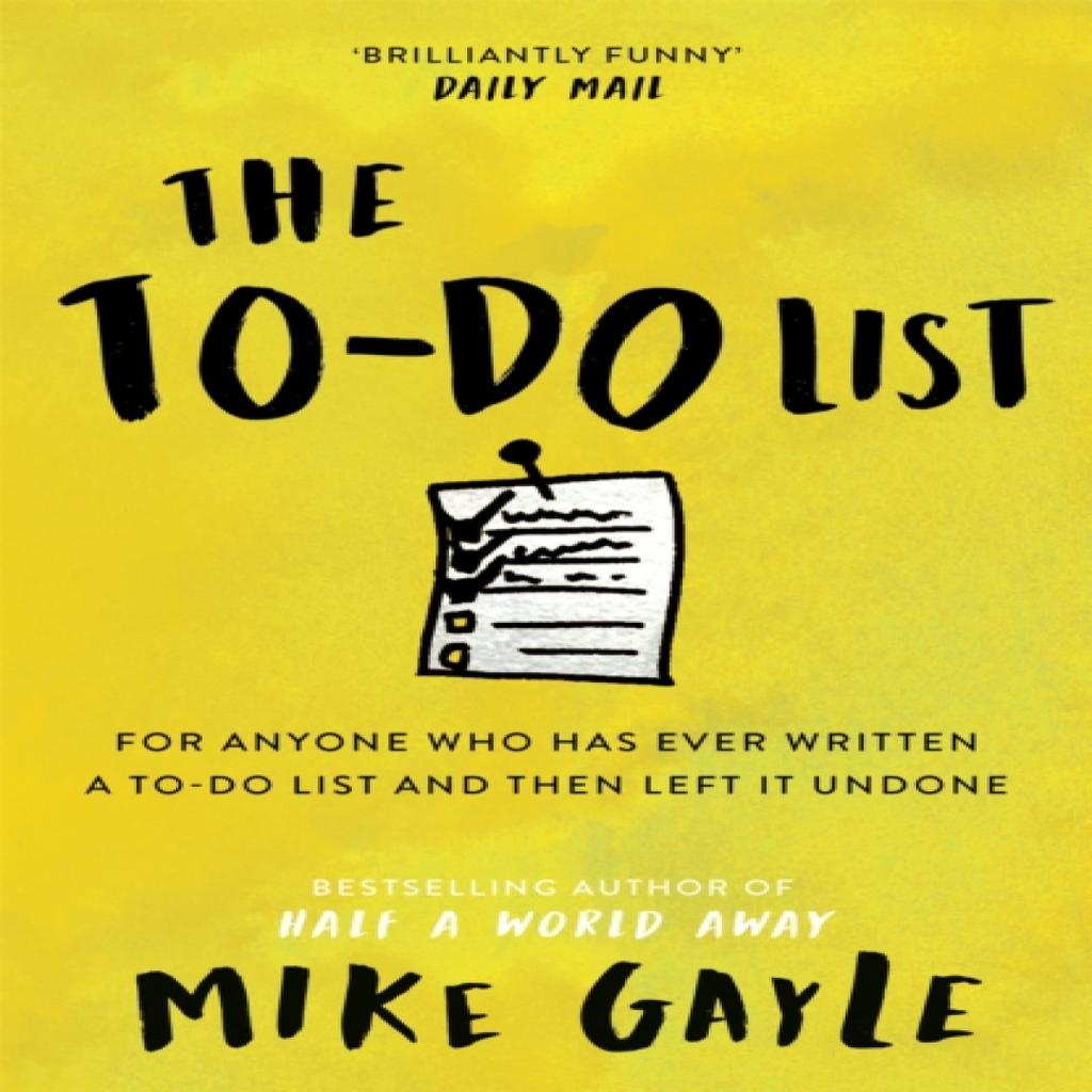 The ToDo List by Mike Gayle Paperback Book 9780340936757
