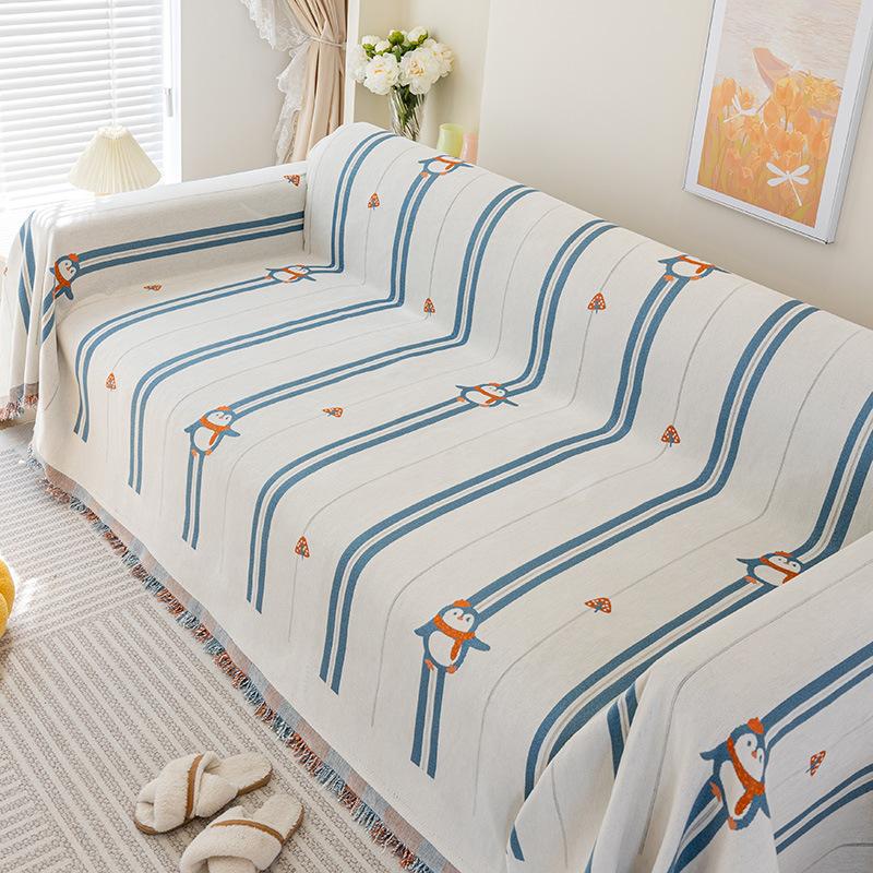 

Полотенце для дивана из черной шенилловой полоски, устойчивое к царапинам одеяло для дивана, для гостиной, для дома, для 3 человек, для домашних животных, для всех сезонов 180x130cm