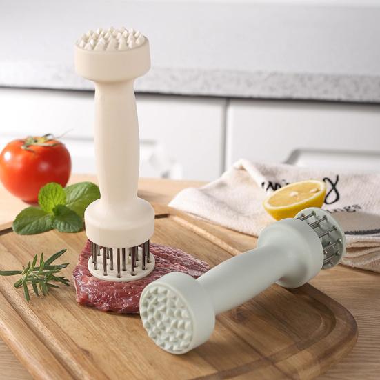 Ac pentru frăgezit carnea cu protecție de siguranță retractabilă Vită Curcan Pui Friptură Ace ascuțite din oțel inoxidabil Instrument pentru frăgezit carnea