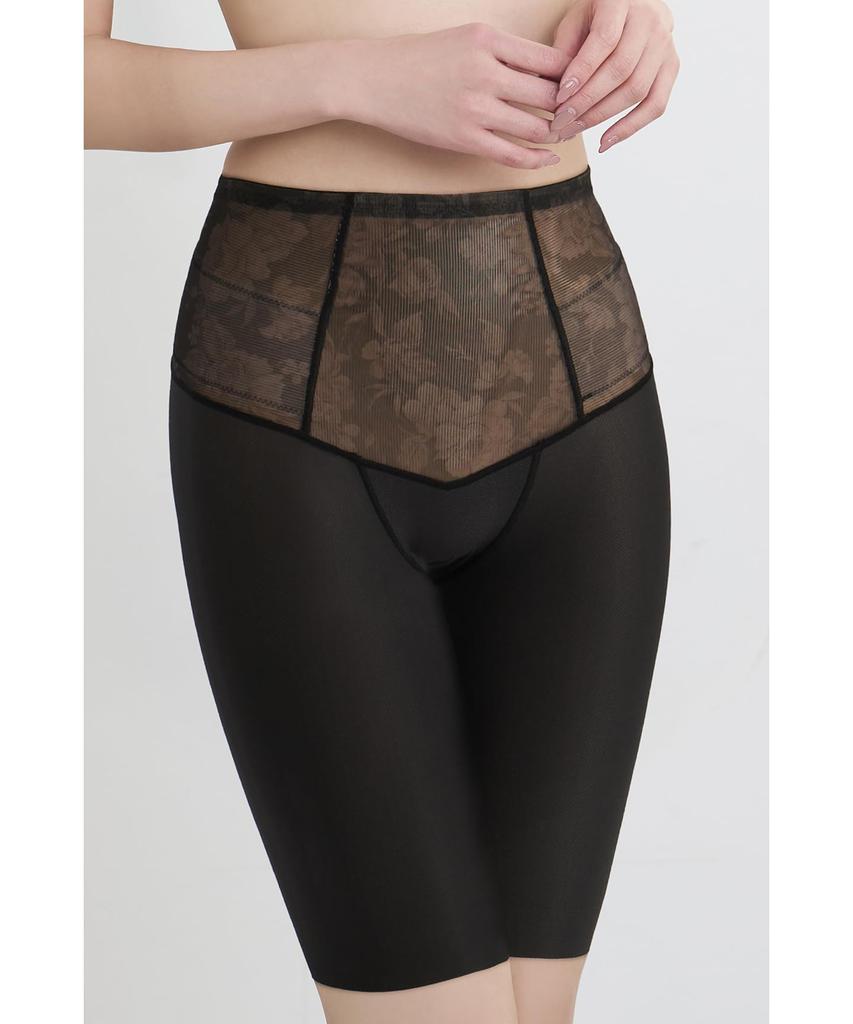 Wacoal Skin Lift Girdle Lifts Lower Body Long Can Be Worn Fits up to Q Large Sizes GRC472 BL - Moisture-Resistant, Sagging, Length, Alone, Size, 76/L