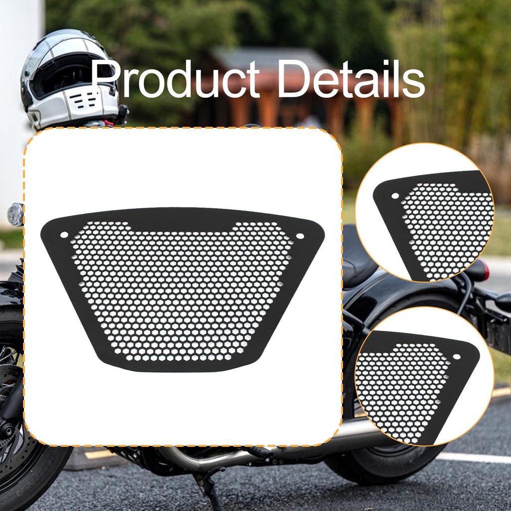 Motorcycle Radiator Guard Grille Decorate Wear Resistant Easy Installation Metal Replacement
