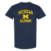 Michigan Arch Logo Alumni T-Shirt - Navy