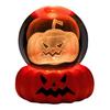 Halloween Crystal Ball Night Light for Kids 3D Pumpkin Crystal Ball LED Night Light with Resin Base Halloween Pumpkin Globes Lamp for Indoor