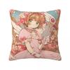 Cardcaptor Sakura Kero Pillowcase Printing Polyester Cushion Cover Decorative Pillow Case Cover Sofa Square 18"