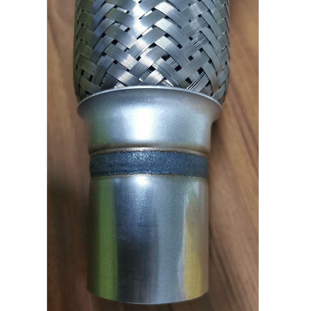 CCE Flexible Exhaust Stainless Steel Mesh Exhaust Car Repair Corrugated Welding Selectable Sizes for Various Vehicles Pipe, Pipe, Manifold, Muffler,