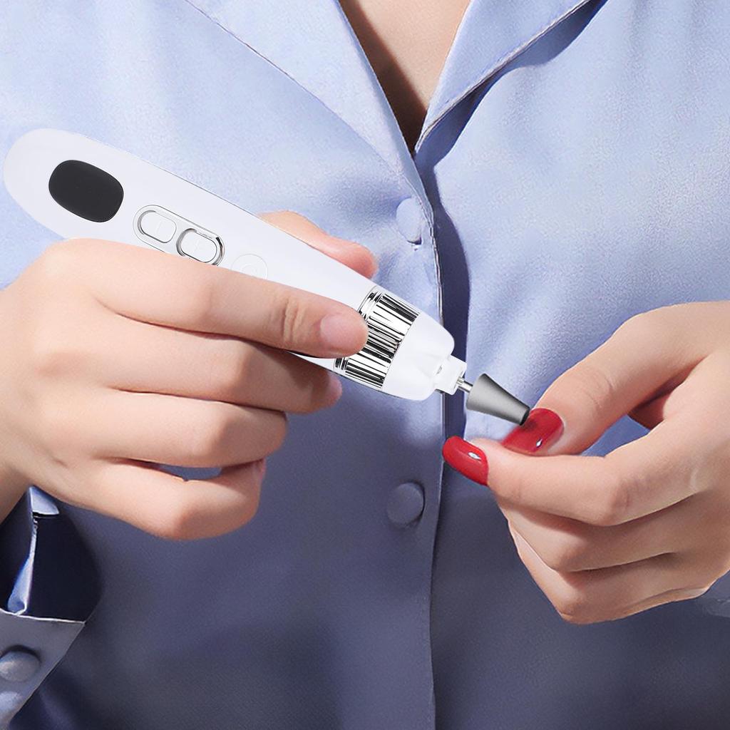 Electric Nail Drill Kit Rechargeable Cordless Professional Manicure Pedicure Kit 10 Speed Levels for Acrylic Gel Nail Polish