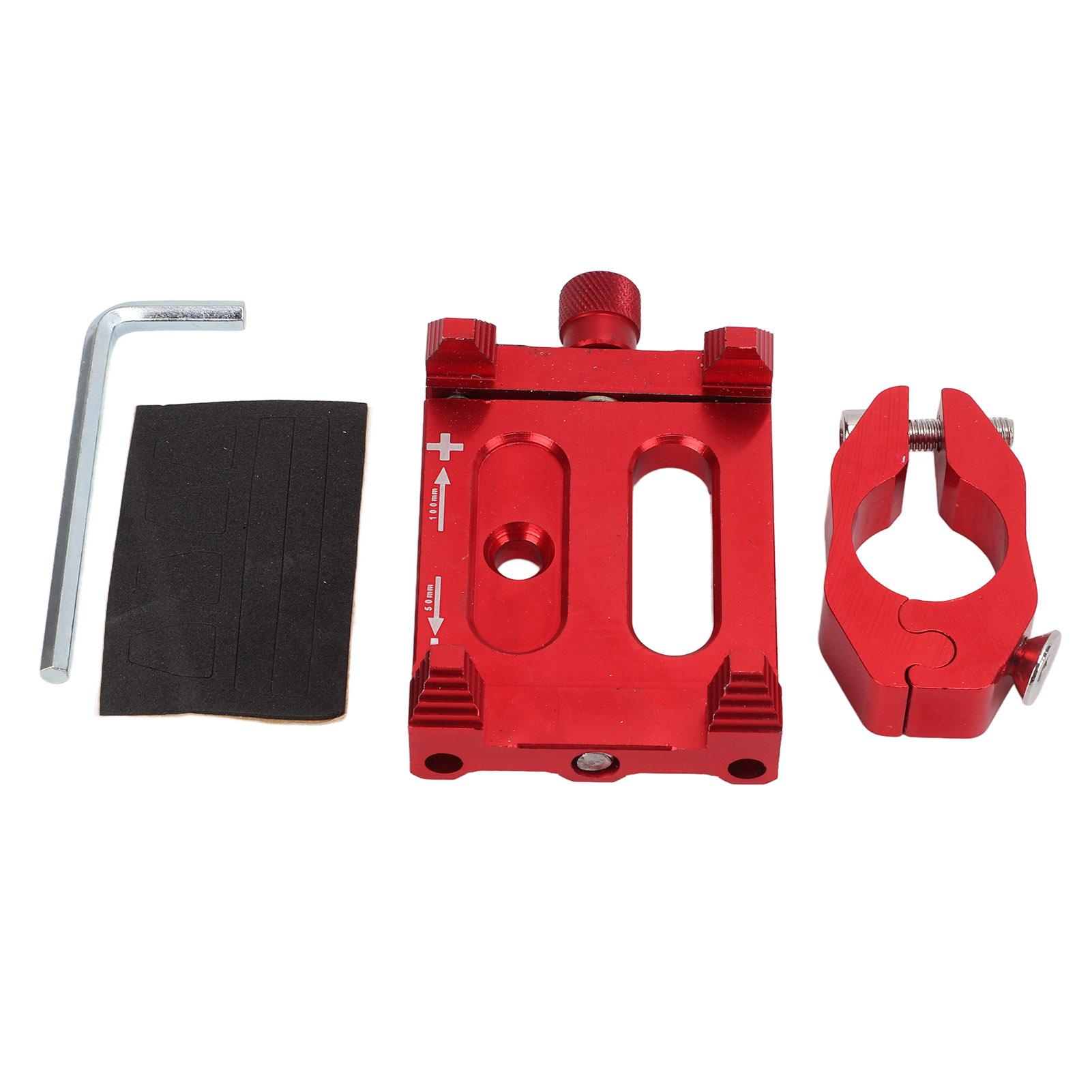 

Bicycle Mobile Phone Stand 3Meters Adhesive Shock Absorption Anti Skid Aluminum Alloy Bicycle Phone Rack червоний