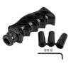 Universal Manual Transmission Car Gun Grip Knife Handle Gear Shift Lever Knob Shifter Black