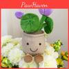 Creative Cartoon Lotus Blossom Plush Doll With Short Pile Fabric For Gift And Decor