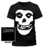 100% Cotton TOPS UNISEX TEES Misfits Fiend Skull Shirt T-Shirt Punk Rock Band Tshirt