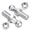 2Pcs M6 M8 Universal Car 10Mm Ball Silver Boot Bonnet Gas Struts Ball Ended End Fitting Pin Joint Valve Spring Holders
