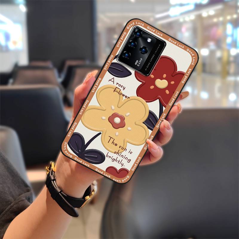 Waterproof Silicone Phone Case For ZTE Blade V30 Fashion Design Full Wrap Durable Back Cover Cover Shockproof Cartoon