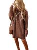 New Arrivals Women's  Fashion Loose Lazy Style Sweater Dress
