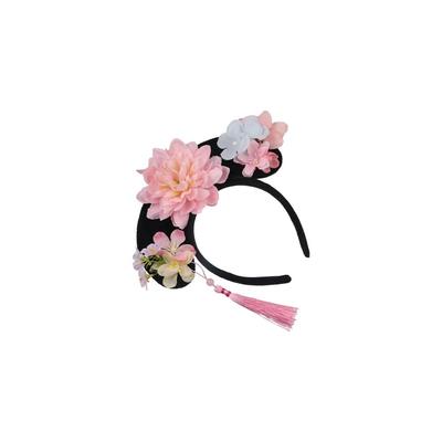 Blume im antiken Stil Stirnband Quaste Hanfu Haarspange im chinesischen Stil Kopfbedeckung Prinzessin Haarreif