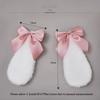 Plush Lolita Hairclips Soft Cosplay Headwear Kawaii Bunny Ears Hairpin  Party Wear