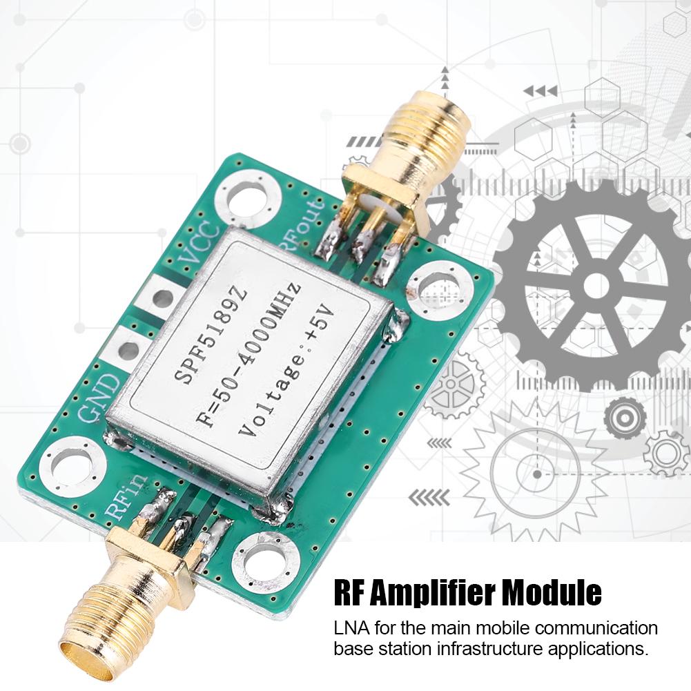 Placă Modul Amplificator RF cu Zgomot Redus (LNA) 50 4000 MHz cu Ecranare
