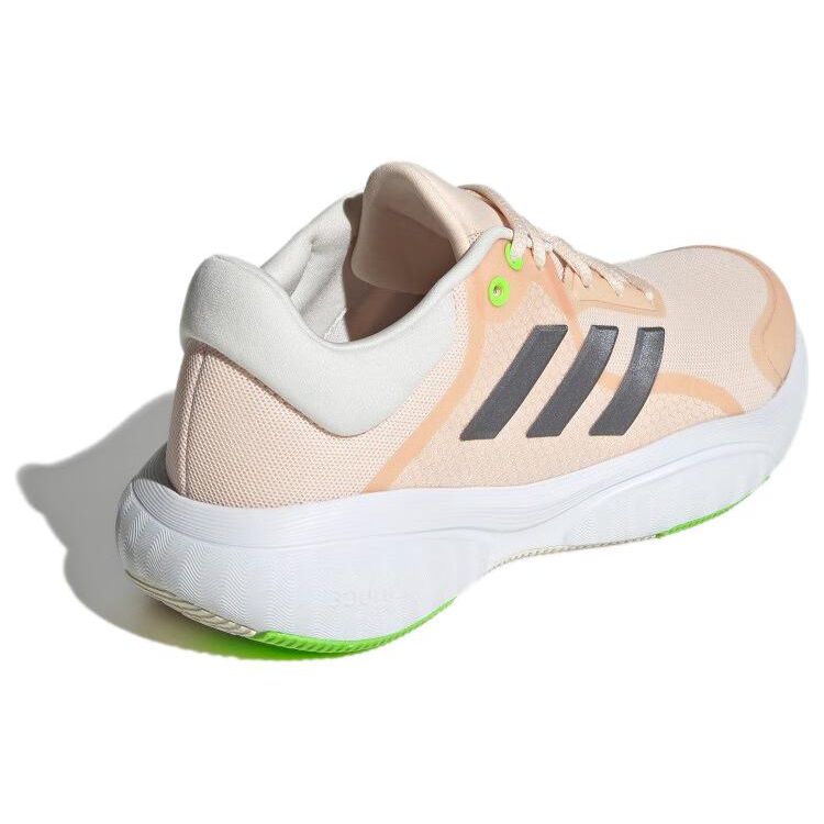Adidas Odpowiedź Wygodne Modne Siateczkowa Tkanina Amortyzacja Wsparcie Niskie Klasyczne Buty do Biegania Damskie Trampki Pomarańczowo-Szare GX2006