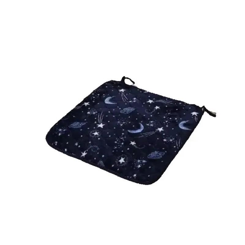 Pattern Home Dining Chair Anti-slip Cushion Four Seasons Universal Cushion Soft Cartoon Office Computer Chair Mat With String