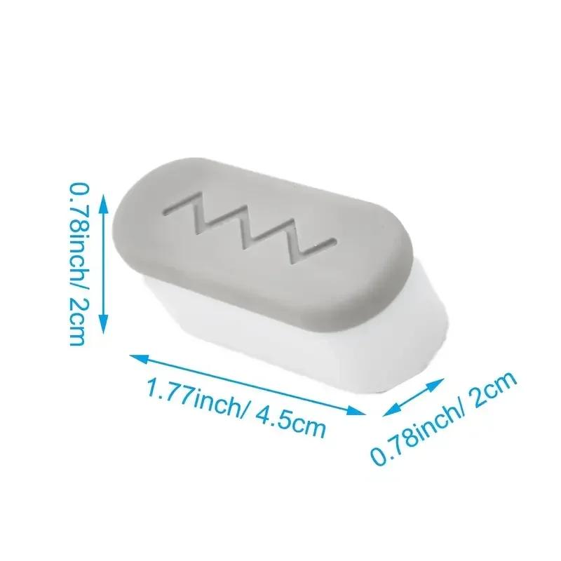 4pcs Toilet Seat Bumper Heighten The Toilet Seat Ring To Reduce The Gap. Toilet Silicone Gasket Toilet Anti Vibration Pads