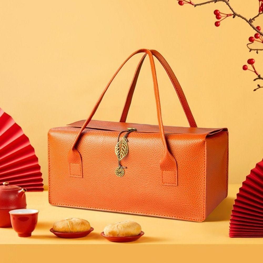 Empty Handheld Packaging Box Large Capacity Gift Storage Box Fashion Wine Bag Business Anniversary