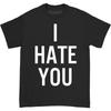 Men's Frank Carter The Rattlesnakes I Hate You (Black) T-shirt  Black