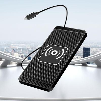 Silicone Wireless Charger Non-Slip 15W Car Charging Holder Fast Charging USB Type C for IPhone for Samsung