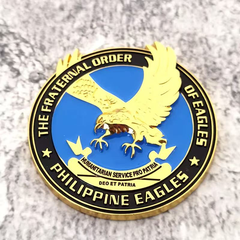 Metal car emblem Eagle totem metal body sticker High-grade alloy eagle car tail emblem
