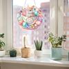 Pinguin 5D DIY Diamantmalerei Punkte Anhänger Diamantmalerei Ornamente Diamantmalerei Hängeanhänger für Garten Fenster Dekoration