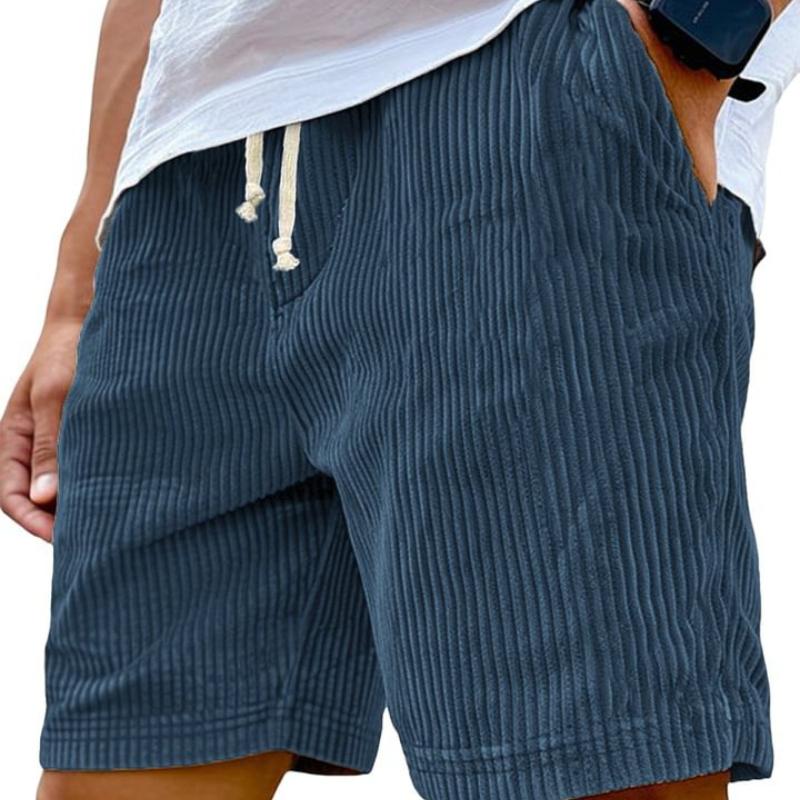 Herren Retro Modische Schnür-Freizeitshorts Mit Sorgfältig Entworfenen Taschen, Leichter Stretchstoff