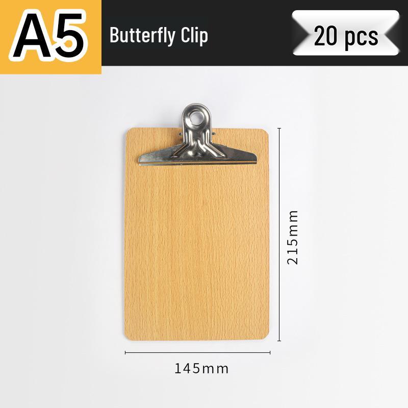 A4/A5 Clipboard: Writing Board & Menu Holder for Restaurants, Catering, Tests, and Student Use.