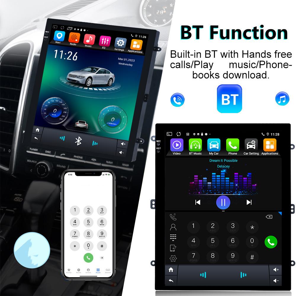 2din 9.7 Inch  Radio Car Android Multimedia Player For Kia Sorento BL 2002 - 2006 Tesla Style 2 Din Carplay Auto GPS Stereo