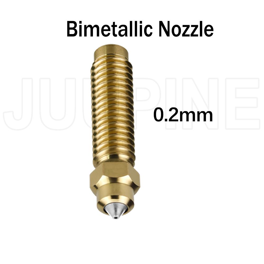 CC Upgrade Bimetallic Hotend  Nozzle For Elegoo Centauri 0.2/0.4/0.6/0.8mm  Nozzles For Centauri Carbon   3D Printer