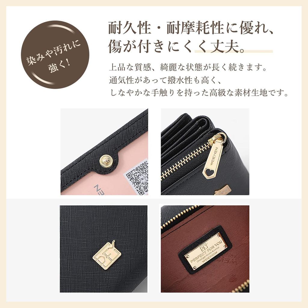 Wallet for PU Mini Compact Button Coin Card for Auspicious Day Gift [Smomo] Tri-fold Women, Leather, Wallet, Wallet, Closure, Purse, Slots, Cute,