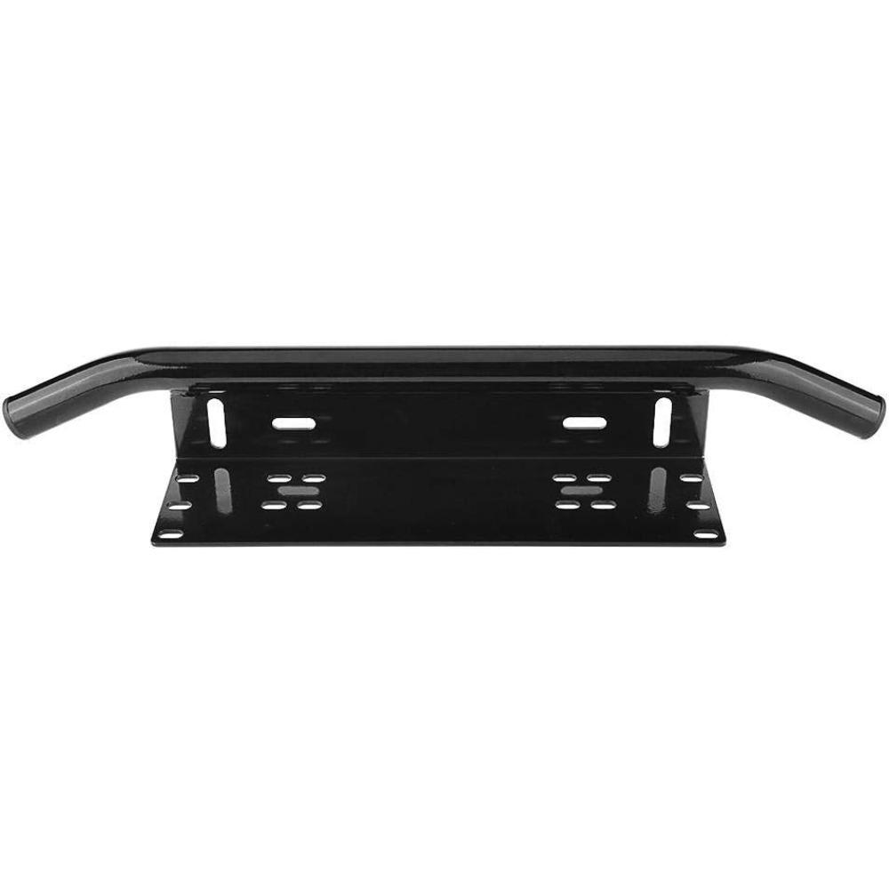 Car License Plate Bracket Buggy Plus Spotlight Bracket Front Bar Light Bracket Universal Aluminum Auxiliary Light Bracket