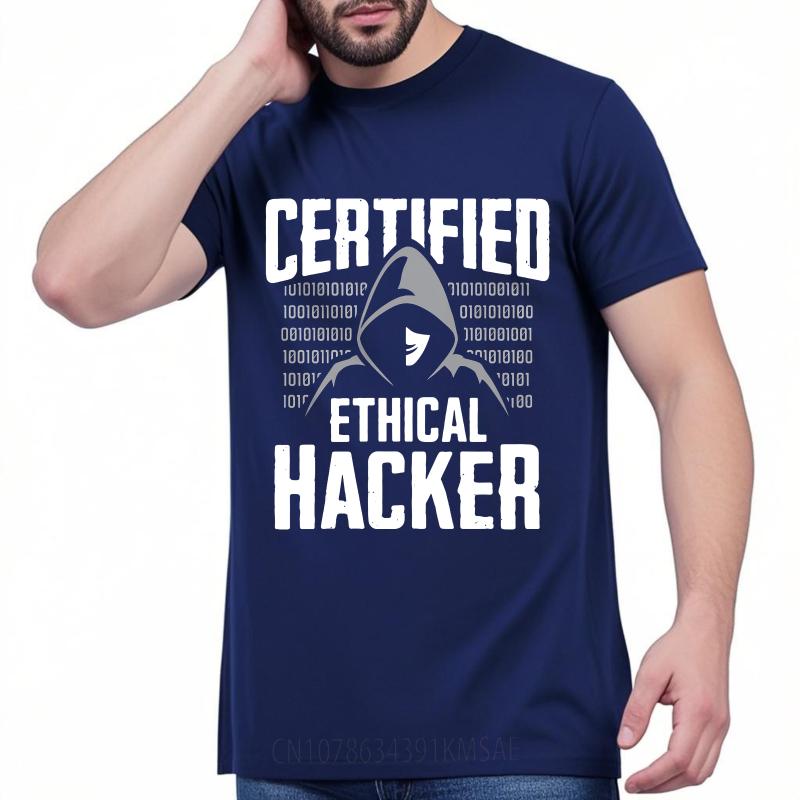 2026 New Style Certified Ethical Hacker Unisexs TShirt HighQuality Fashion Print Round Neck Unisexs and Womens Matching TShirt