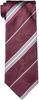 [Hiroko Koshino Homme] Krawatte, Sarasa-Streifenmuster, 003254-20000-4905 04 Rote Basis, Rosa, Weiße Basis, KOSTENLOS